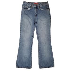 Ben Sherman Womens Size W28 L30 Boot Cut Jeans 100% Cotton Rigid Mid Rise Y2K